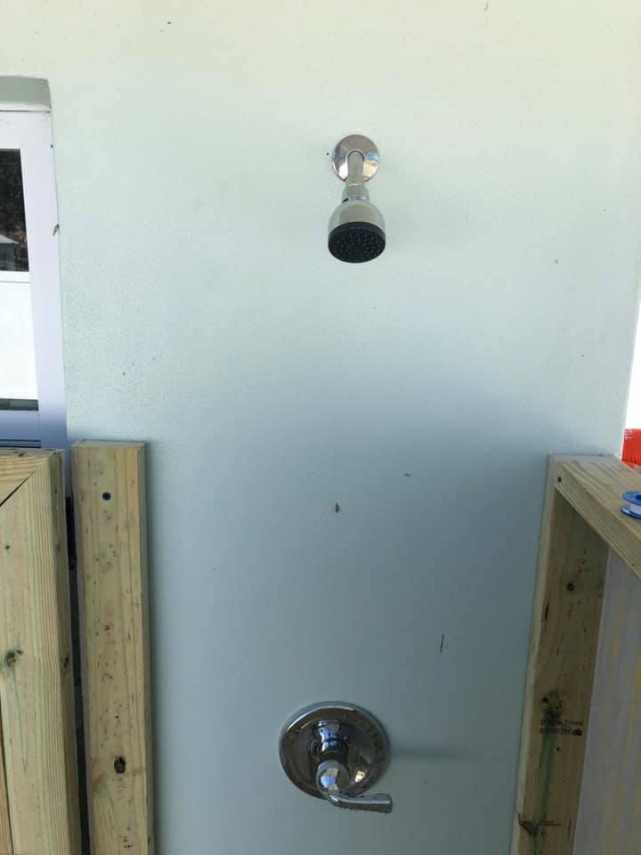COVID 19 Frontline Workers, outdoor showers, outdoor shower installation sebastian outdoor shower installations vero beach,